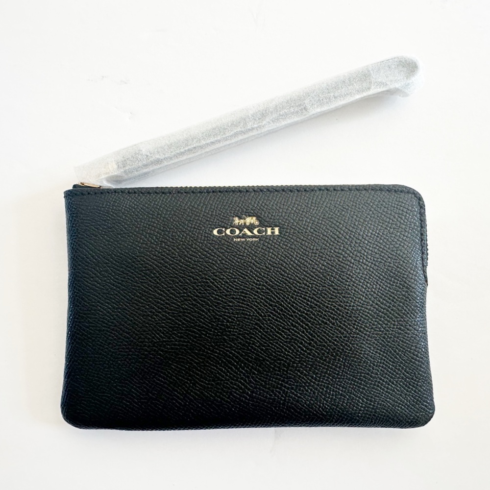 Black Coach wristlet - NWT